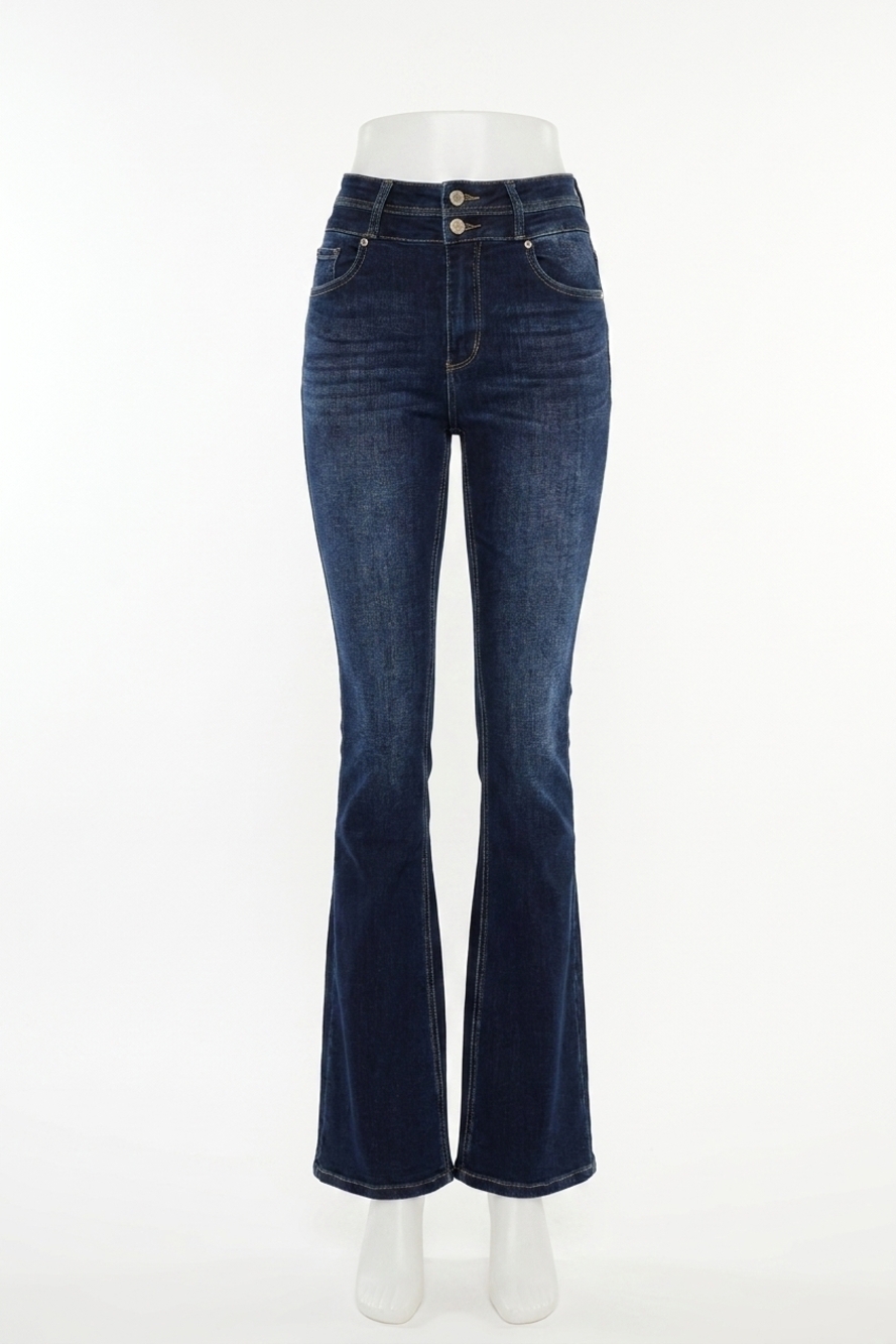NEW KANCAN high rise skinny bootcut in dark